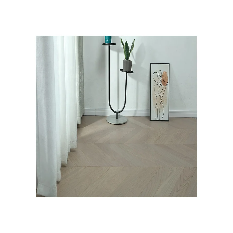 Latest Design Oak Engineered Wood Chevron Parquet Flooring