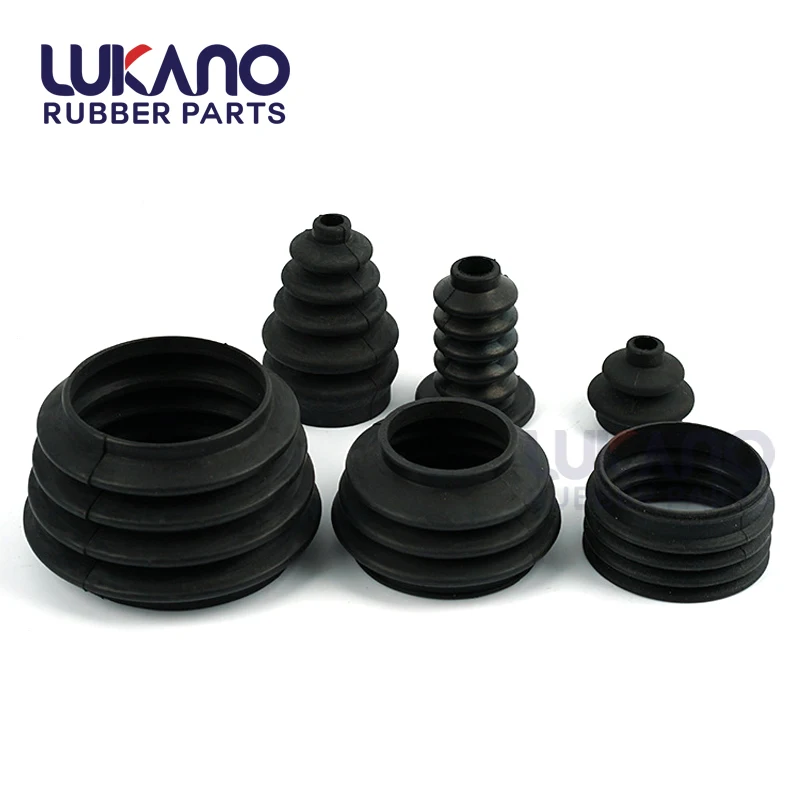 Custom dust cover high tensile resistant epdm rubber bellows boot