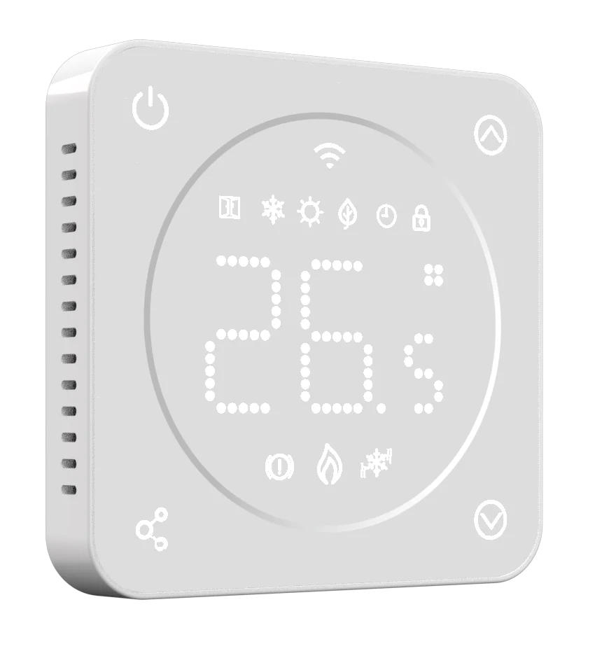 Max 16A Load 2.4Ghz Tuya  WiFi Smart  Electric Floor Heating Room Thermostat ODM China Factory