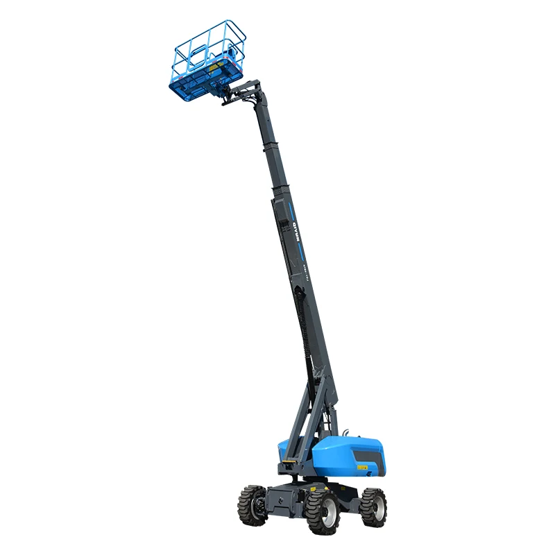 Qiyun Kinglift CE Access 16-28m Telescopic Boom Lift Electric Self Propelled Aerial Work Platform with CE