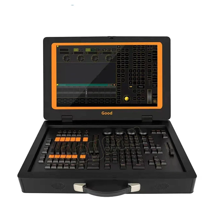 Lighting Controller Intelligent Laptop Light Console Built in Battery Led Stage Light DMX Controller For Bar Club Music Band P