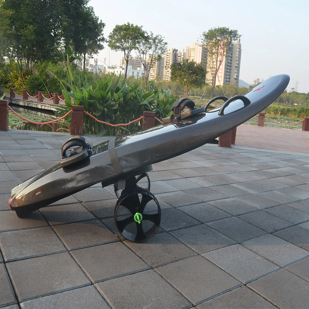 High quality 70km/h 20KW 70V 50Ah carbon fiber electric river surf boards