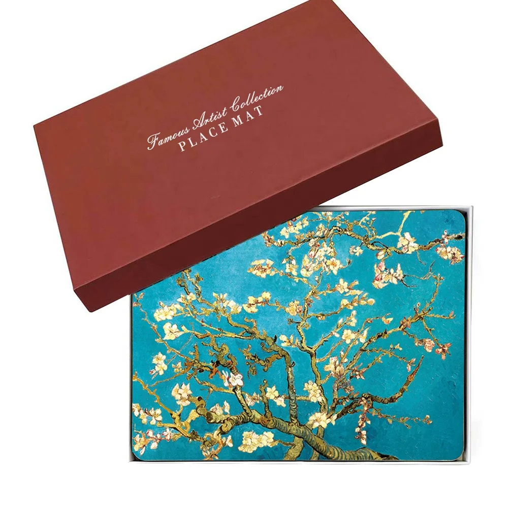 Van Gogh Collection Gift Cork Backed Non Slip MDF Place Mat Artistic