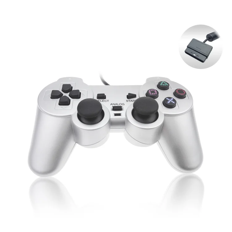 100% Tested before shipping Quality Control joystick For Ps2 gamepad for game PlayStation 2 controller wired joypads