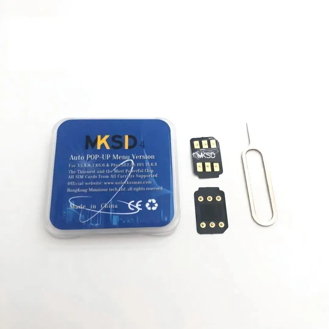 Mksd 4 v1.31 with IMEI  SIM  card chip for IOS 15.4.1 for iphone 6s - 13 pro max