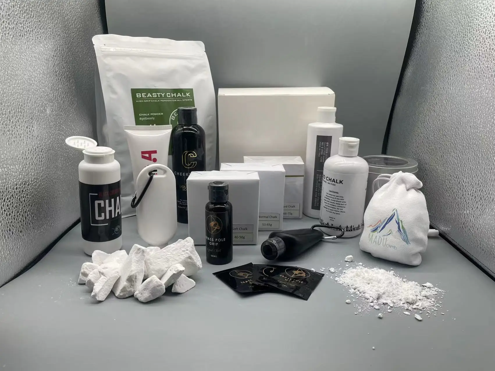 Gym Chalk block magnesium carbonate light 8blocks/box 2oz