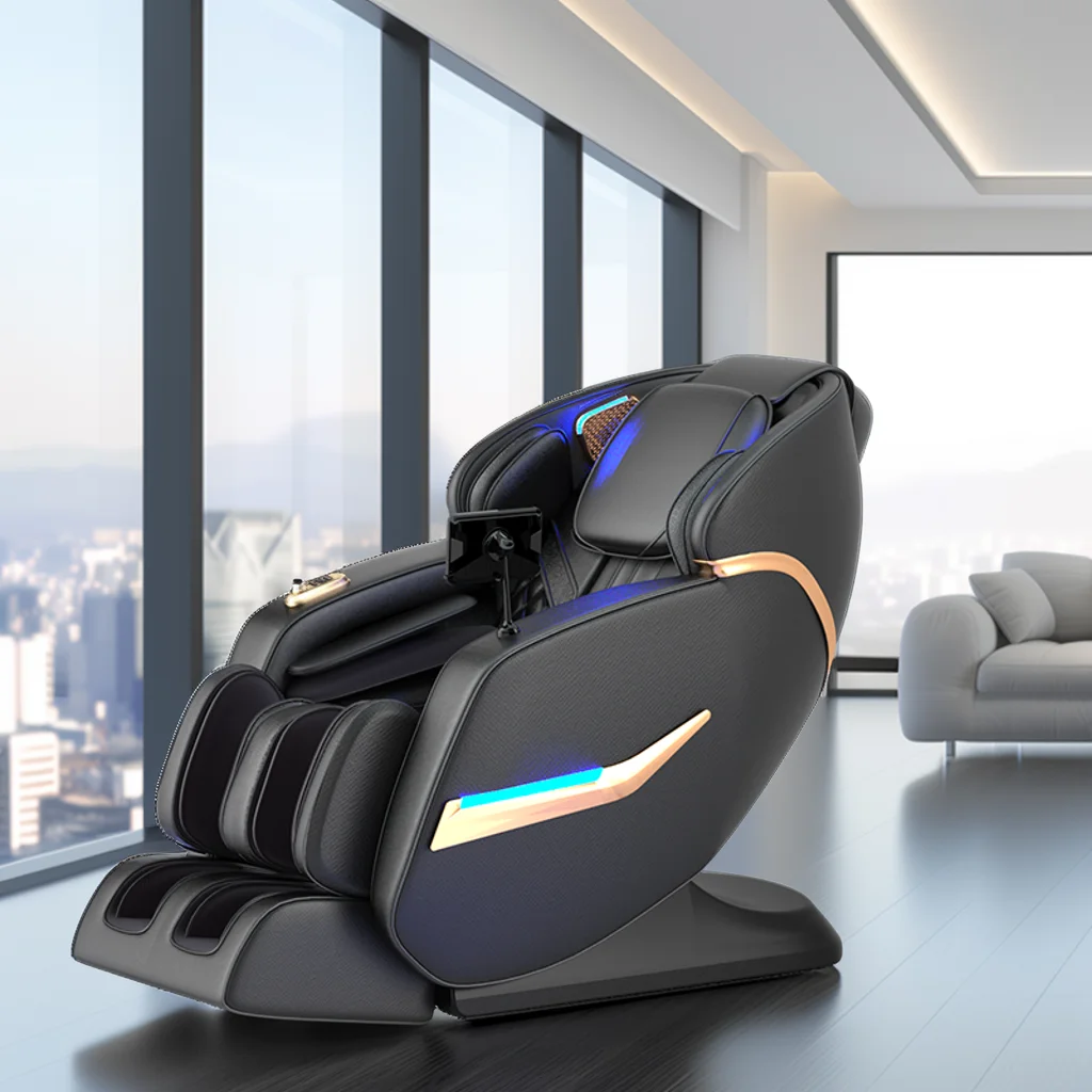 Trending Products 2024 New Arrivals 3D Sl Track Gua Sha Massage Chair Full Body Electric Massage Chair