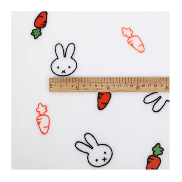 RL Thick double sided digital print baby blanket fabric double brushed poly flannel fleece fabric on sale