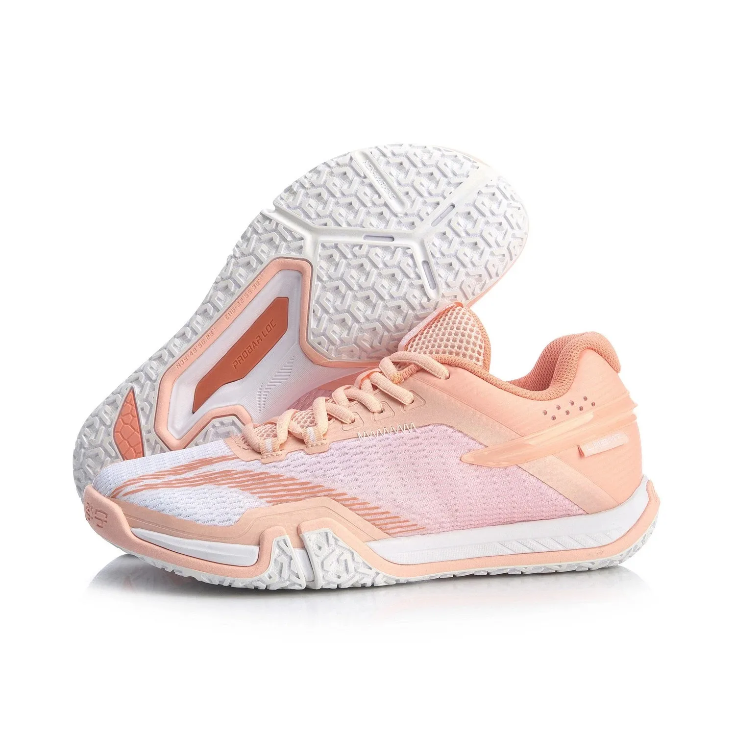 Женские туфли для бадминтона Li Ning, профессиональная обувь для соревнований, для бадминтона и настольного тенниса, AYTQ022