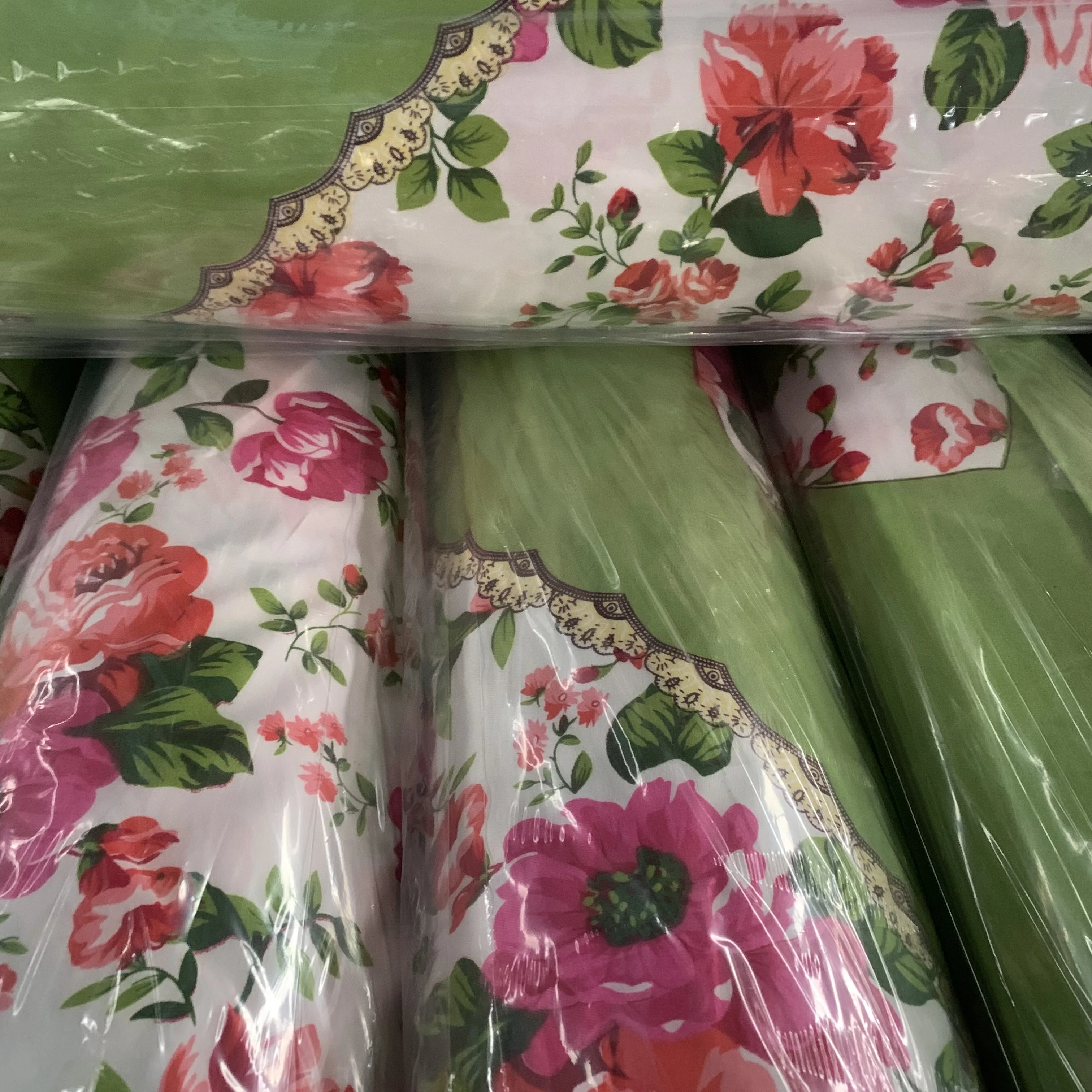 Shandong China factory curtain fabric textile raw material for bed sheet disperse printed fabric in roll