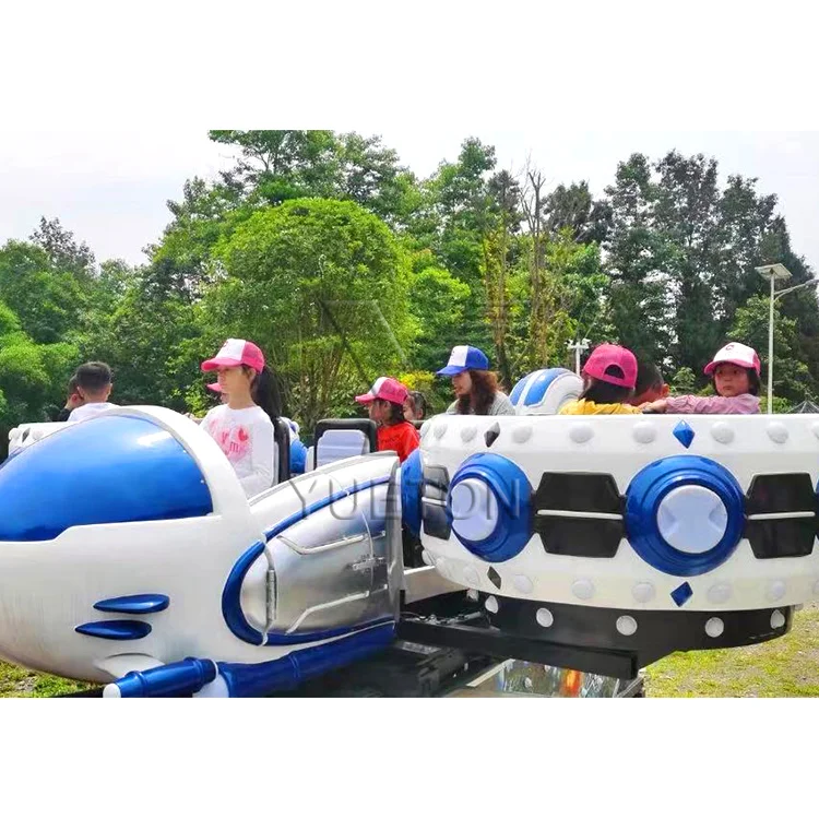 360 Degree Attraction Park Equipment Kids And Adult Amusement Park Rides Electric Crazy UFO Flying Car For Sale