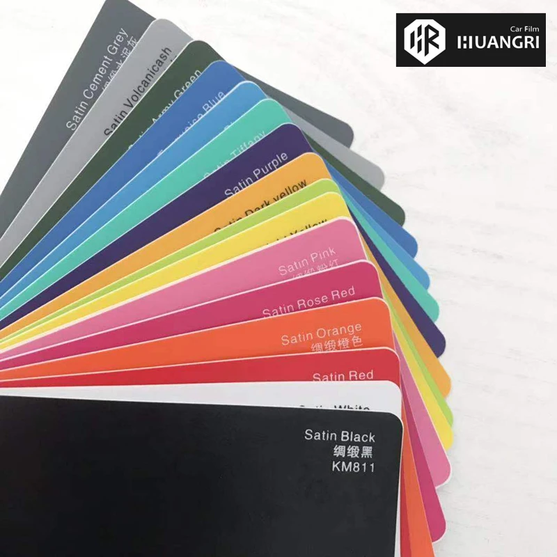 Chrome matte car vinyl wrap black red white  1.52x18m car full body decoration vinyl easy install remove