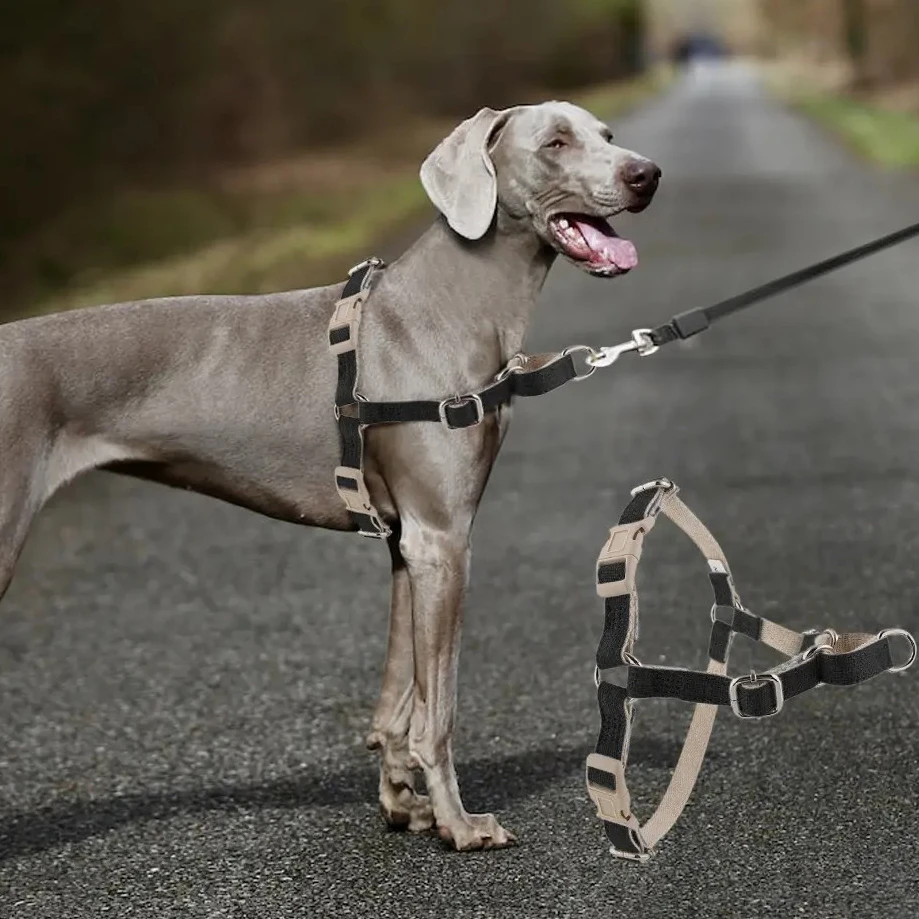 2024 Wholesale Factory 100% Eco-Friendly Hemp Dog Harness Quick Fit No Pull Dog Harness Adjustable Dog Vest