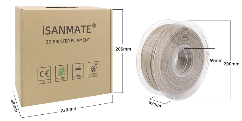 2022 Wholesale promotion price 3D printer filament peek filament high temperature filament peek 1.75mm