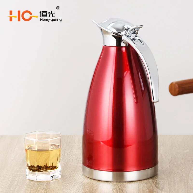 The coffee pot  Camping Vacuum Flask high quality vacuum Metal thermos tea coffee tea pot kettle