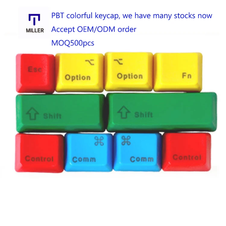 OEM/ODM customize Shenzhen Keyboard accessories Colorful PBT Keycap accept OEM with keycap puller