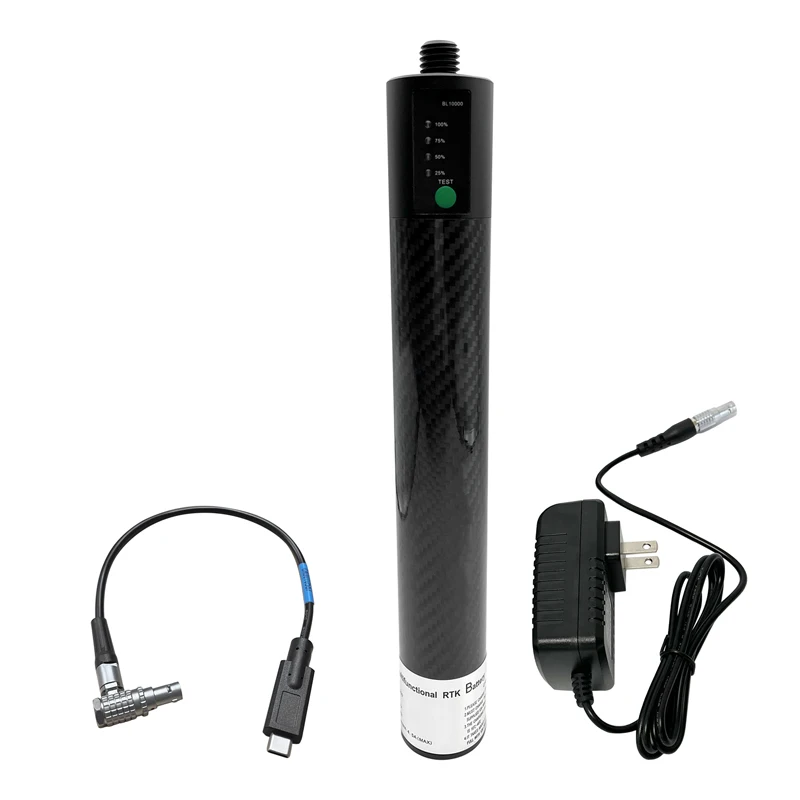 BL10000 GPS Type-C Port External Pole Battery 12V 10000mAh for Trimble South Hi-target GPS BL-10000 Power Stick Battery Pack