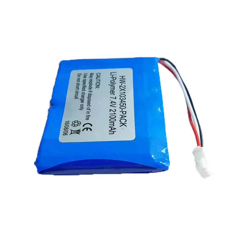 BIS certification li polymer battery 7.4V 2600 19.24Wh 606168