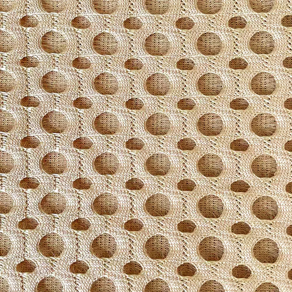 Durable Shoes Material Recycled Big Hole 3D Air Mesh Spacer Sandwich Fabric