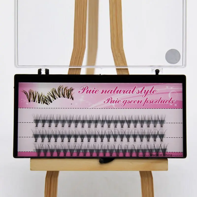 Чистый натуральный стиль чистые зеленые продукты отдельные ресницы объем ресниц 10D 20D кластеры