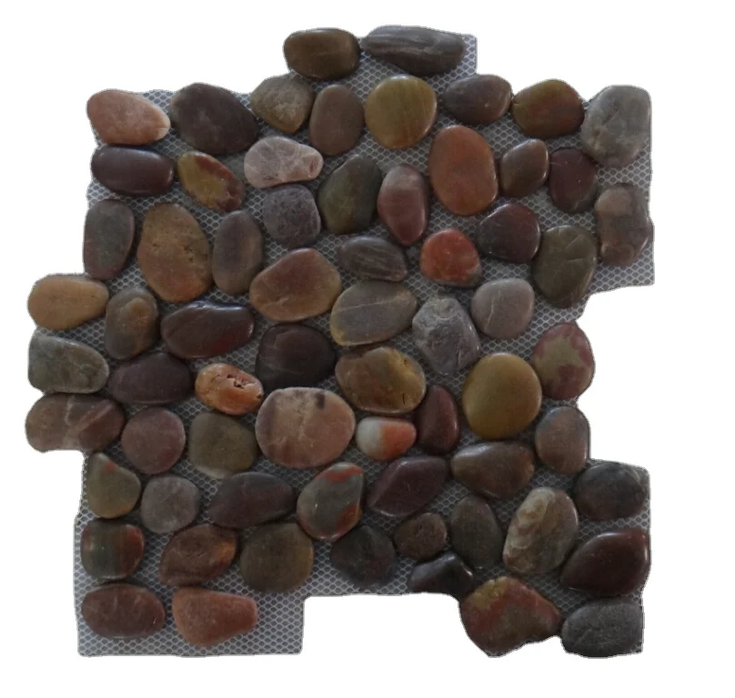 River Rock Stone for Landscaping Pebble Stone Natural Red CE Modern Big Ton Bags or Inside PVC Bag. 20KG/PVC, 1 Ton/ Big Ton Bag