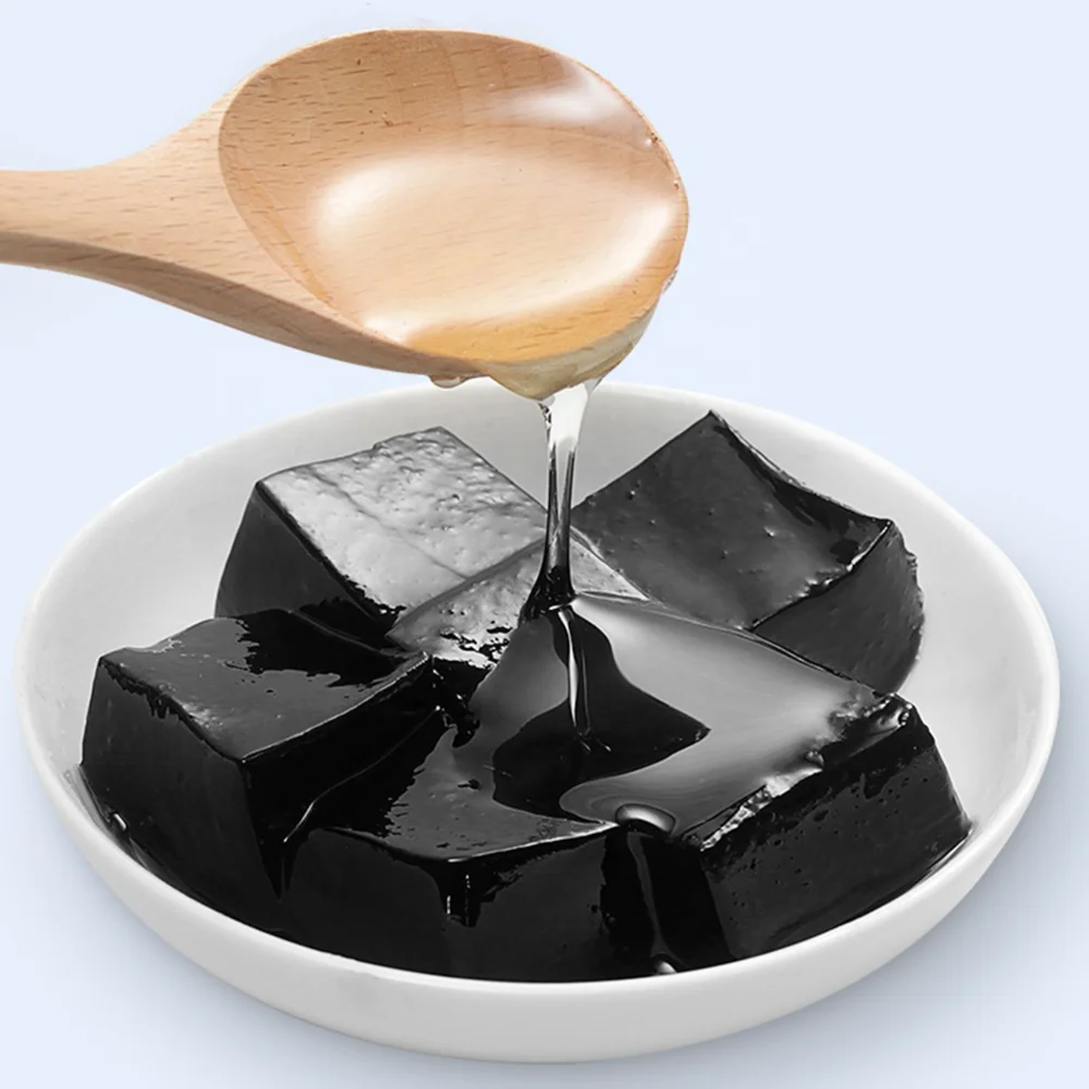 wholesale 1kg Instant Black Grass Jelly Powder for boba Bubble Tea topping Dessert diy milk tea shop ingredient