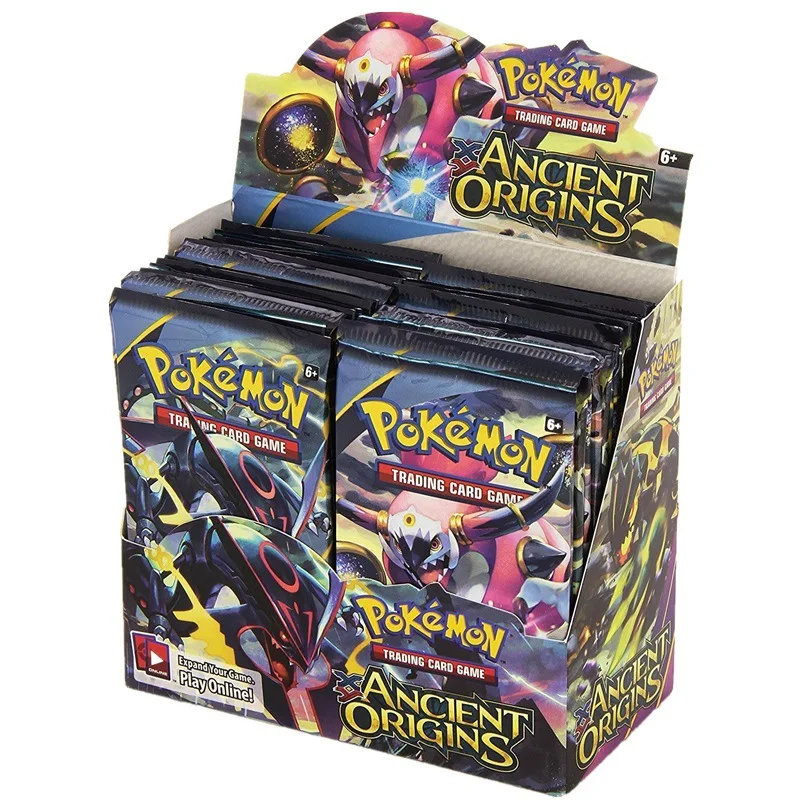 2022 New Arrival Poke-mon Trading Cards Booster Box Education Toys SUN & Moon Playing Carte Poke-mon