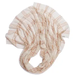 Custom logo women winter new long cashmere scarf plaid pashmina hijab blanket shawl scarf