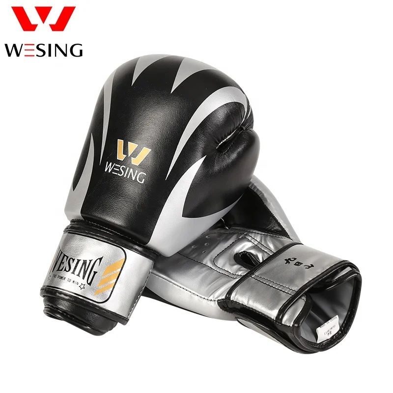 Wesing Custom Logo Guantes High Quality Custom 18 Oz Leather Vintage Leather Own Branding Boxing Gloves
