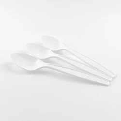 Heavy Duty Biodegradable Sugarcane Bagasse Spoon Sturdy Durable Sugarcane Spoon Soup