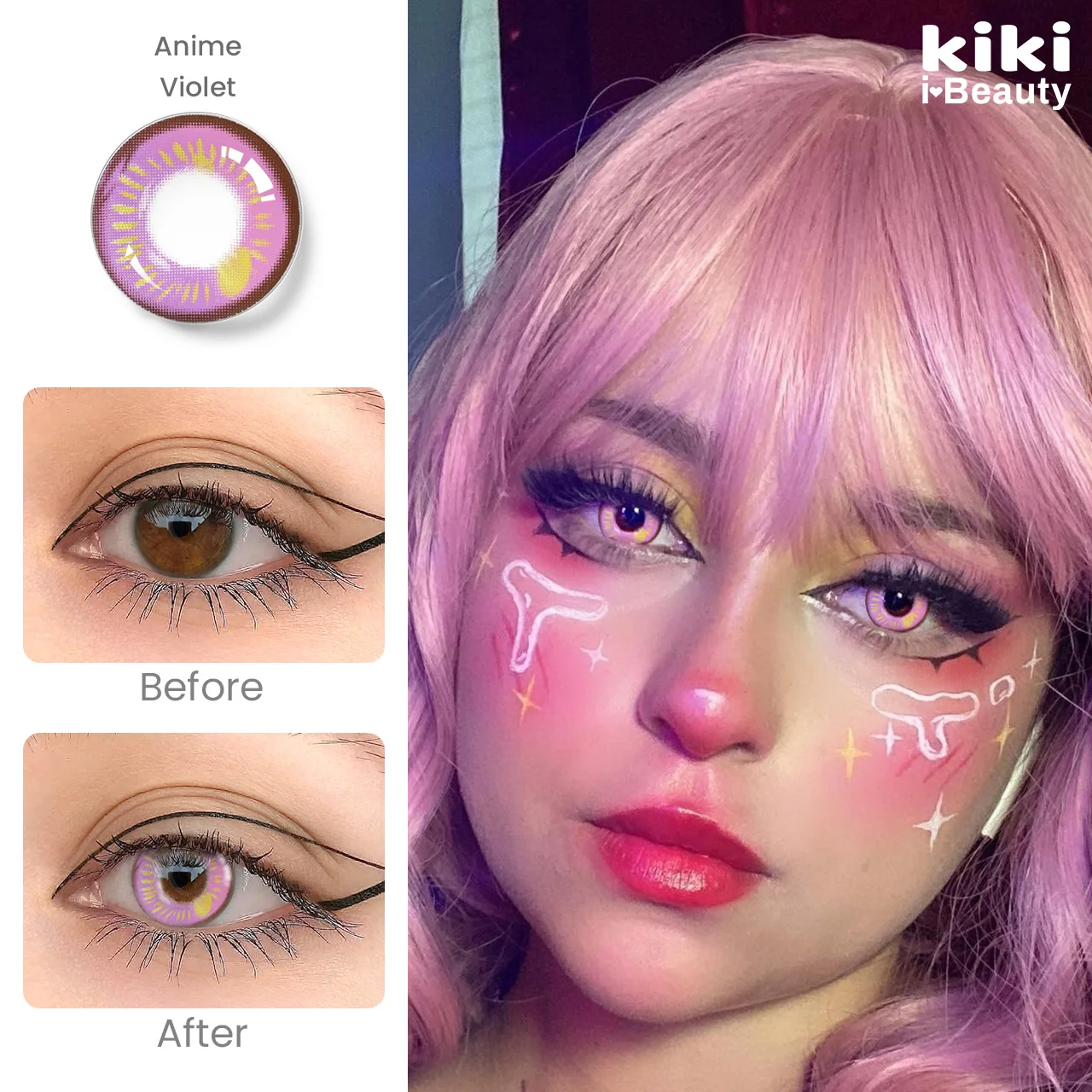 2022 Crazy Color Contact Lenses Yearly Soft Crazy Contact Lens