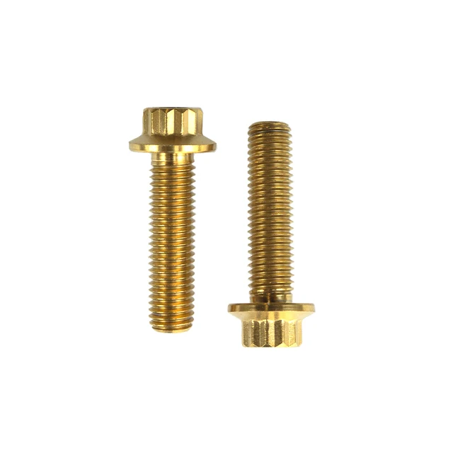 Titanium  gold  12 points bolts M7*27   M7*32