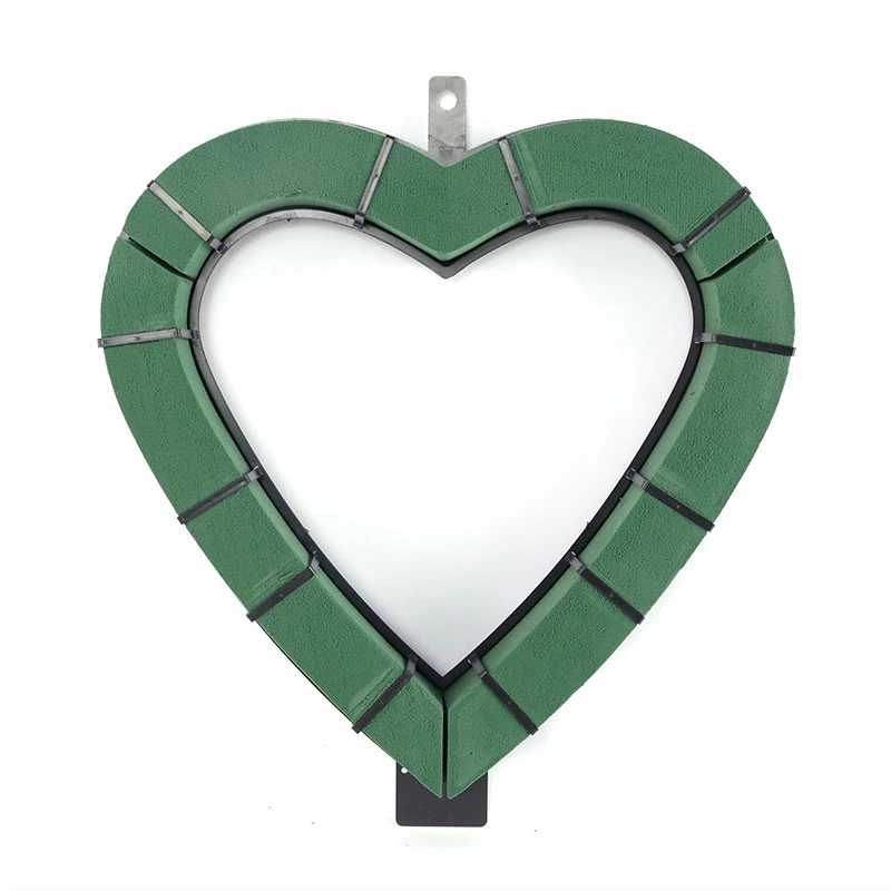 YiLiang Heart Floral Foam For Flower Wreath Decoration Floral Foam