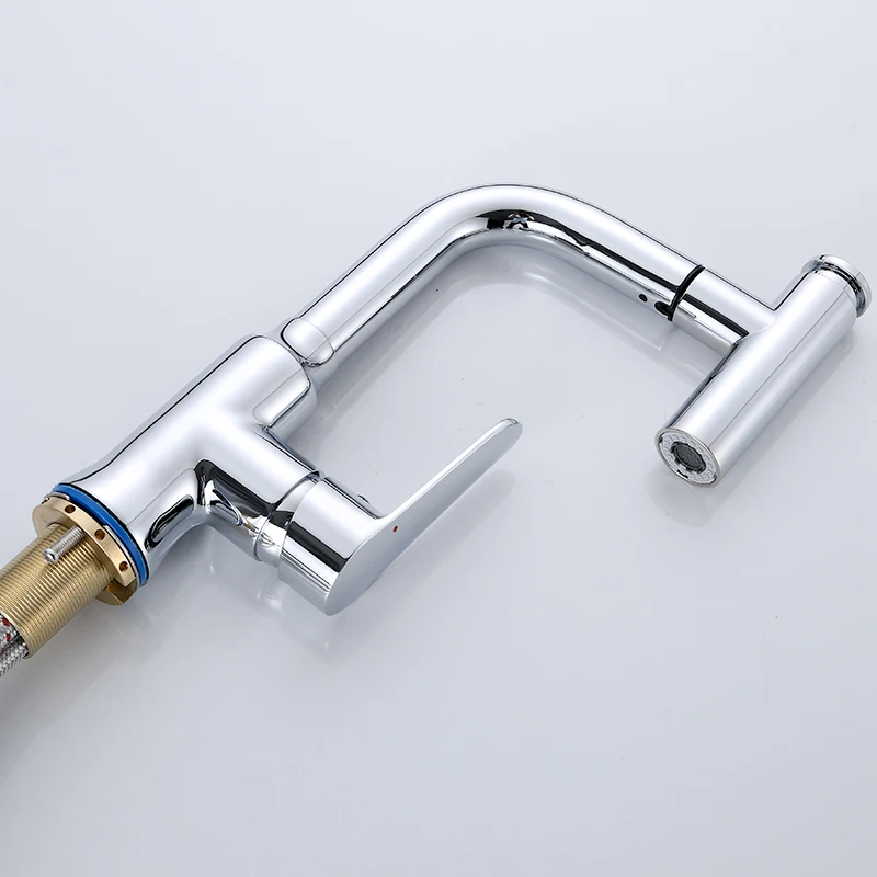 KAIJ Pull Faucet Basin Mixer Tap Hot Product Deck Mounted Luxury Anti Splash Filter Modern Basin Faucet