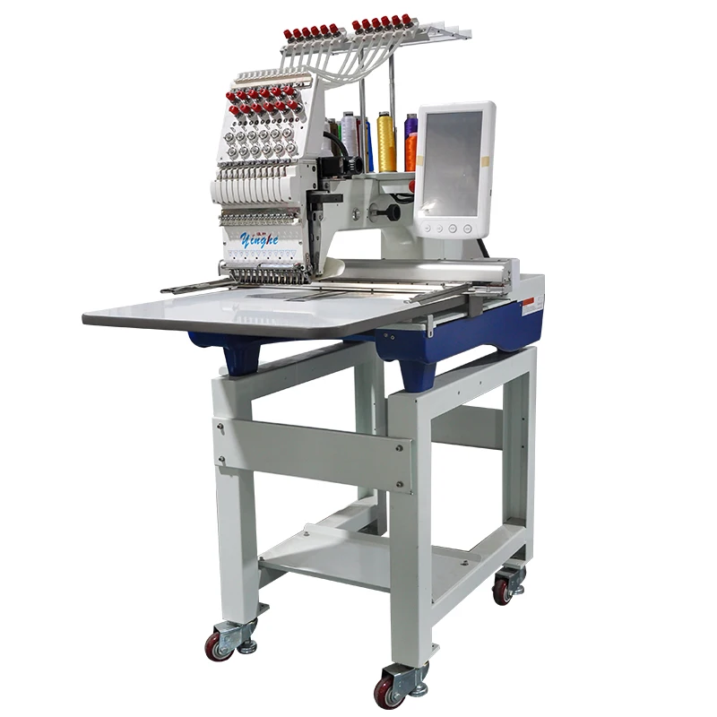 Yinghe 1 head/2 heads high speed garment  flat  embroidery  machine