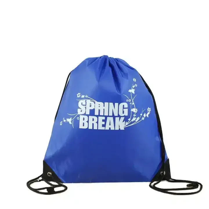 Cheap Sport Nylon Polyester 210 D Drawstring Bag For Shoes