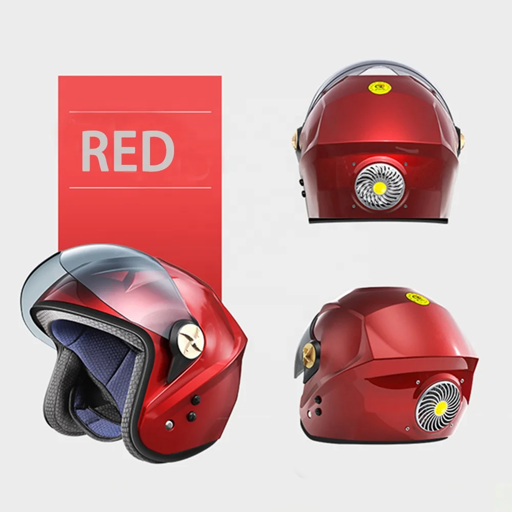 
Solar Power Bluetooth Integrated Motorcycle Helmet,Anti-Glare Full Face Modular Bike Motocross Helmets for Adult 