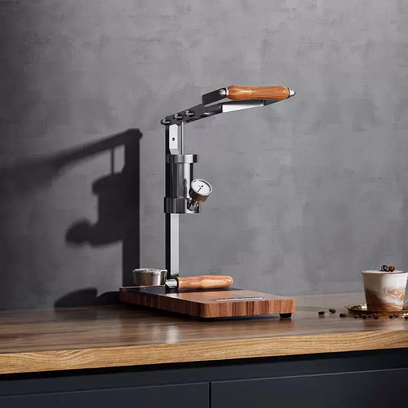 Небольшой легкий продукт 1-16 бар под давлением Коммерческая нержавеющая сталь эспрессо ручная кофемашина