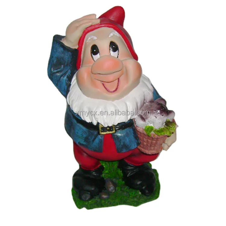 Custom handmade resin concrete garden gnomes for sale