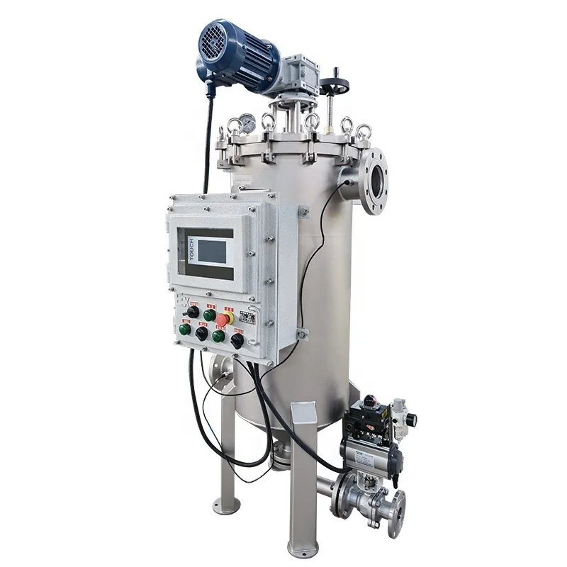 Explosion-proof internal scraper Automatic self cleaning filter housing machine Chemical solution filter