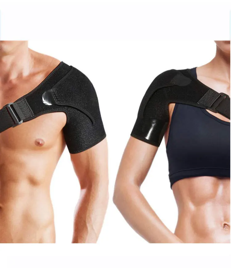 Custom Logo Neoprene Breathable Shoulder Protection Sports Compression Adjustable Belt Shoulder Support Braces