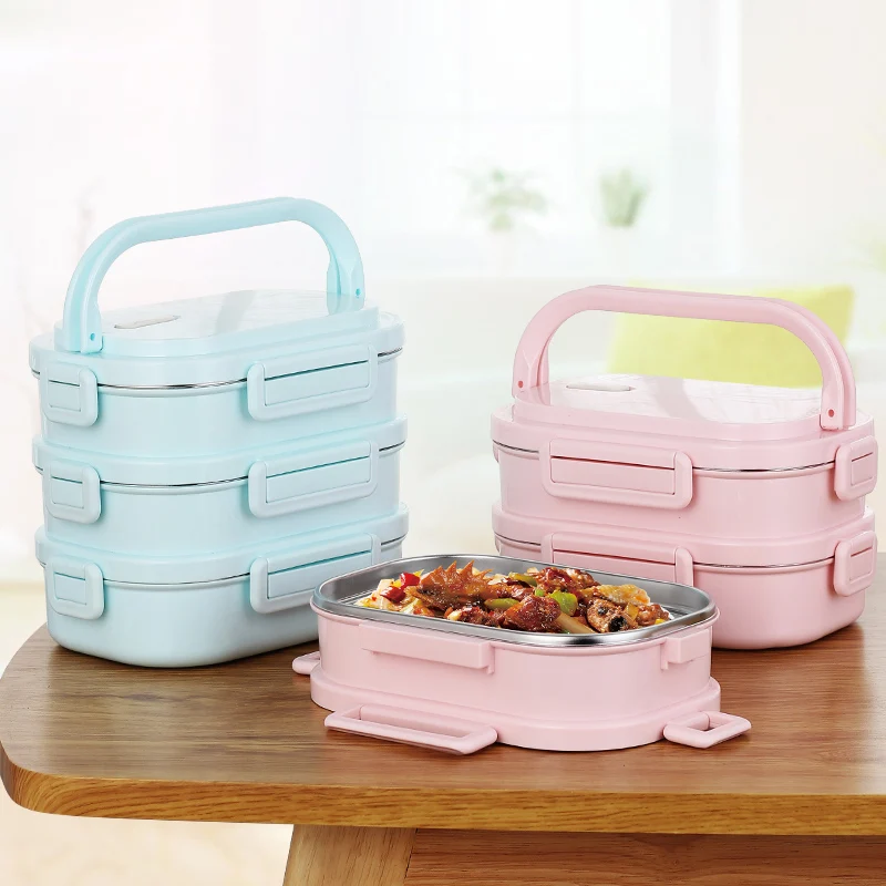 
Superior Quality Bento Box 304 Stainless Steel insulated Lunch Box with four side locked full sealed for school office picnic 