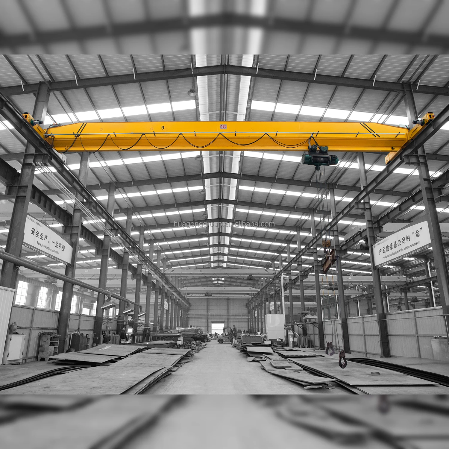 LD однобалочный мостовой кран новый мотор шестерня двигатель PLC грузоподъемность 10 тонн максимальная 25 м строительное производство