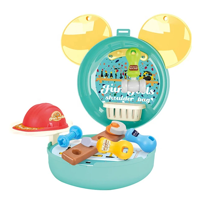 Набор инструментов 2 в 1, сумка через плечо, игрушечный набор, Детские обучающие игрушки для ролевых игр, интересный набор инструментов, детский набор для детей