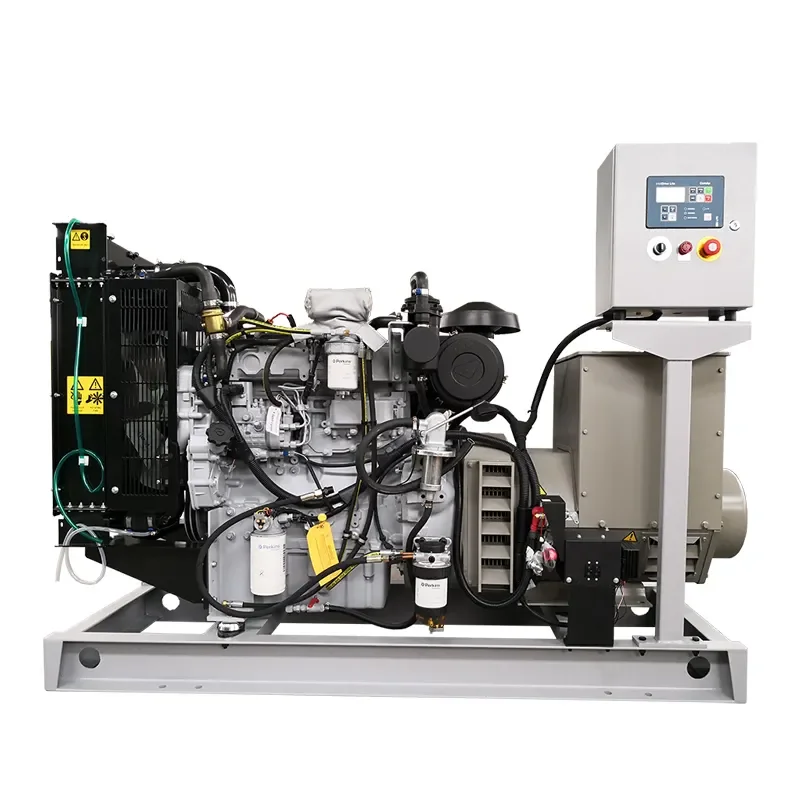 Factory directly sale price 100kva open silent diesel generator price with Perkins 1104C-44TAG2 100kva genset price