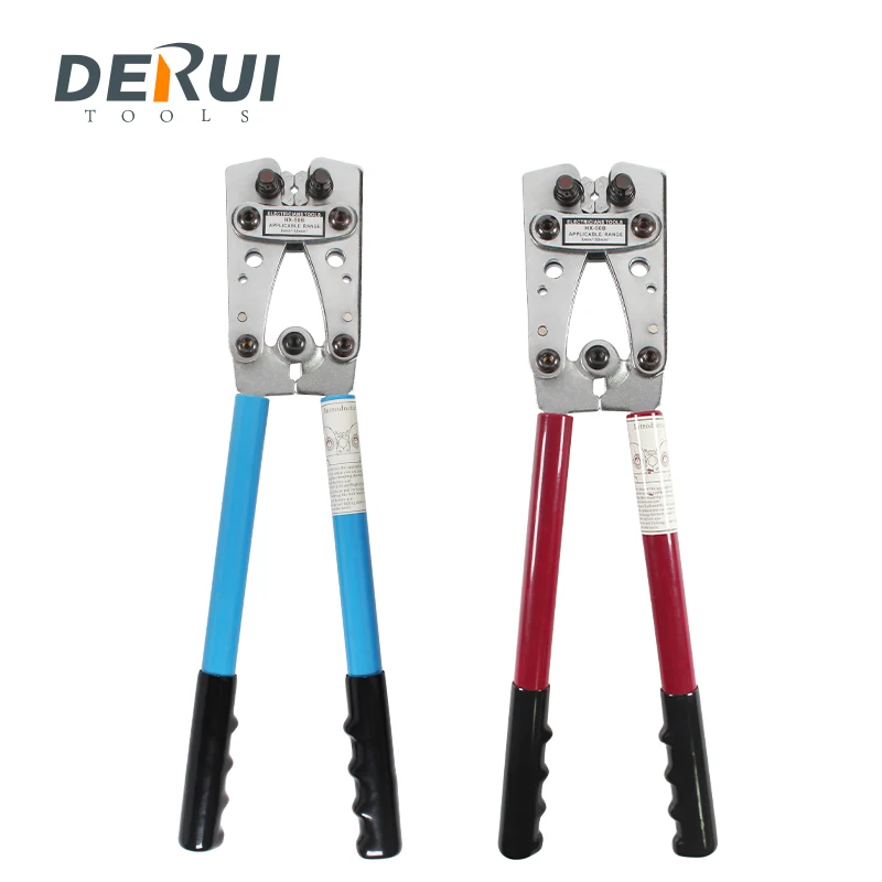 
DERUI tool HX-50B/50SC/50D large Y.O terminal crimping pliers wire terminal connectors tool copper tube machine wire cable Cri 