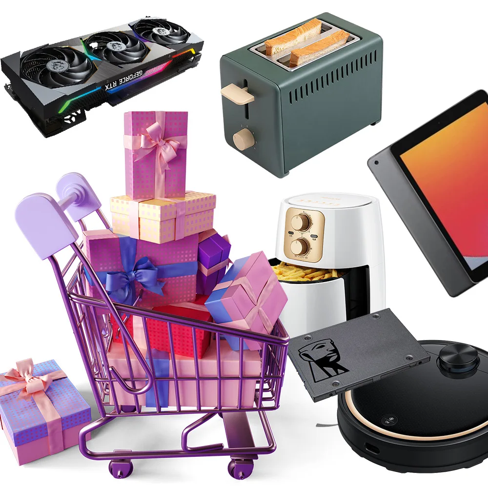 Spot Goods Interesting gift Big surprise boxes mystery box may open Smart trash can Drinking fountains smart locks...