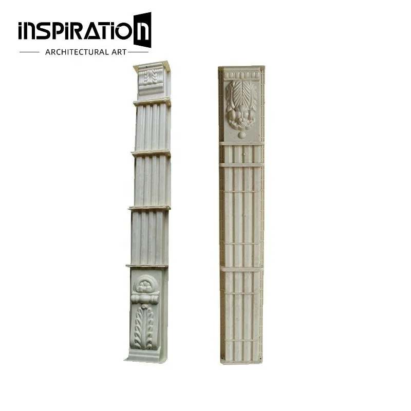 House Construction Concrete Roman Column Silicone Rubber Pillar Molds  ABS Plastic Durable  Baluster Column Mold