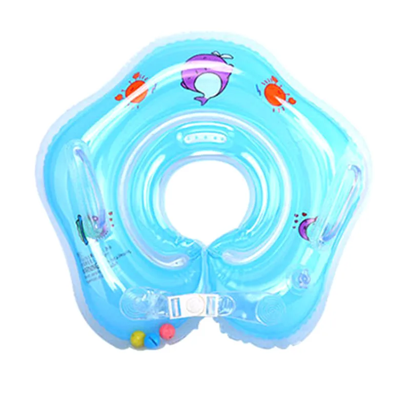 Swimming Baby Pools Accessories Baby Inflatable Ring Baby Neck Inflatable Wheels For Newborns Bathing Circle Safety Neck Float