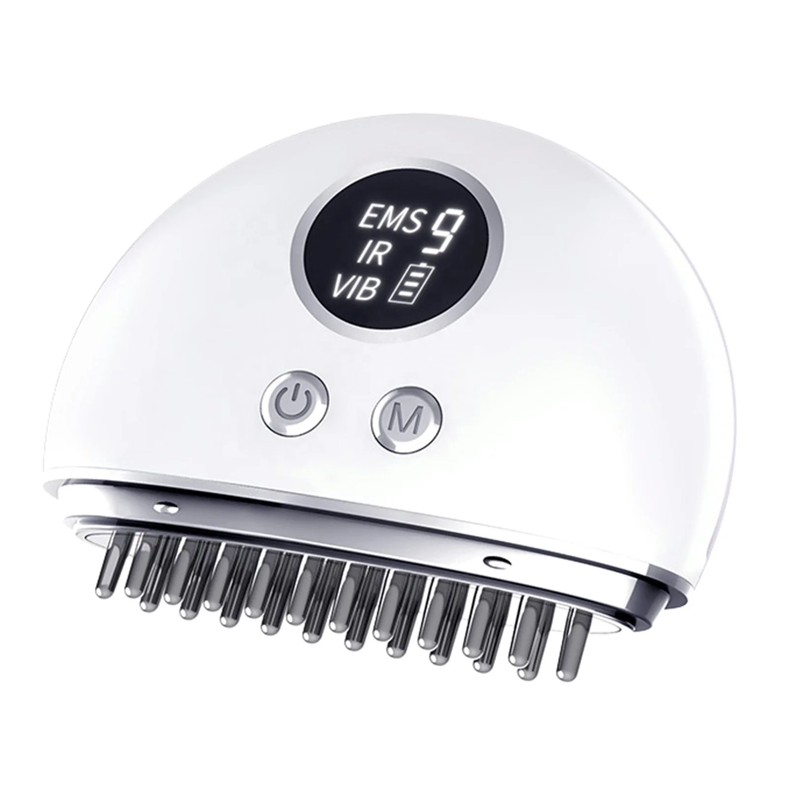 Electric Massager For Body Vibration EMS Microcurrent Infrared Therapy Facial Scraping Comb Dredging Meridian Massage Brush